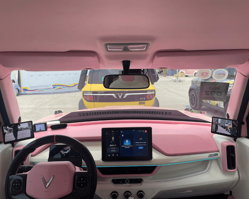 Góc camera rộng hơn gương zin của xe, hỗ trợ cảnh báo điểm mù