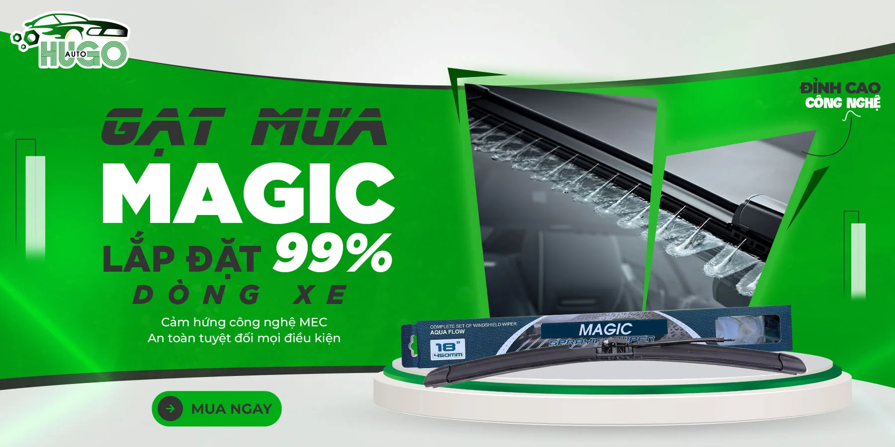 Gạt mưa MAGIC công nghệ Maybach