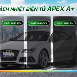 phim cách nhiệt điện tử Apex A+ thay đổi độ mờ đục theo ý thích người sử dụng