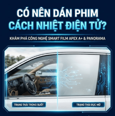 có nên dán phim cách nhiệt điện tử