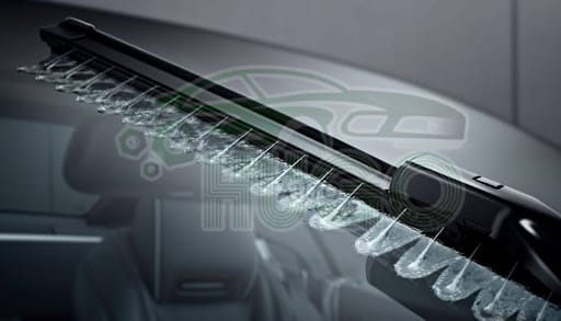 Cấu tạo khung xương mềm và lưỡi gạt mưa silicon của dòng gạt Magic