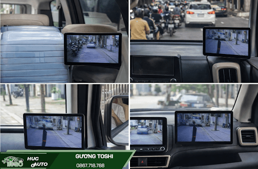 hình ảnh cơ chế hoạt động của gương Toshi