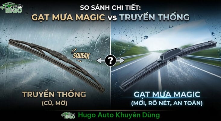 so sánh chi tiết gạt mưa magic