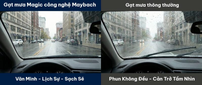 so sánh gạt mưa magic và gạt mưa thông thường