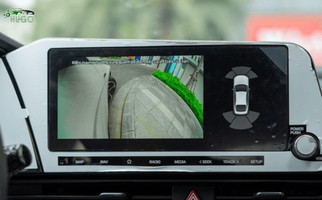 các góc nhìn của camera 360 ô tô