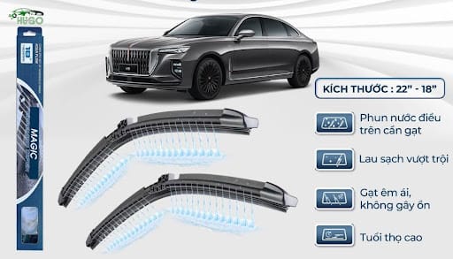 gạt mưa magic thông số kỹ thuật