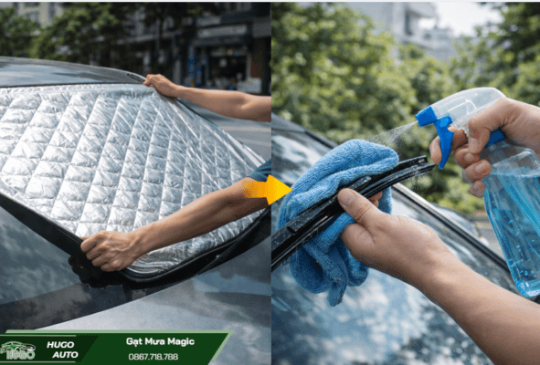Gạt mưa Magic tích hợp lớp phủ Graphite và PTFE giúp giảm ma sát, hạn chế tiếng ồn và tăng độ trơn khi gạt. Công nghệ này giúp nâng cao trải nghiệm lái xe, đặc biệt trong điều kiện mưa lớn và kính ướt liên tục.